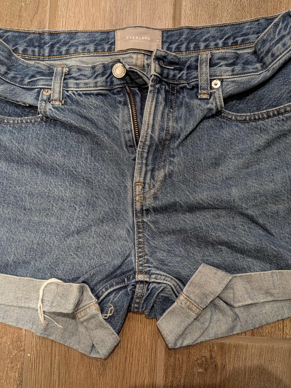 Everlane Light Blue Denim Jean Shorts